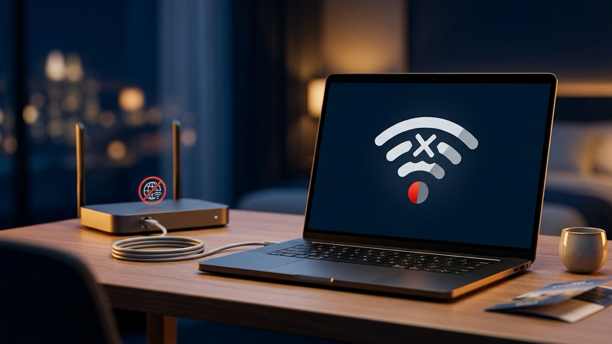 Hotel & Café WiFi Won't Connect? The Captive-Portal Fix