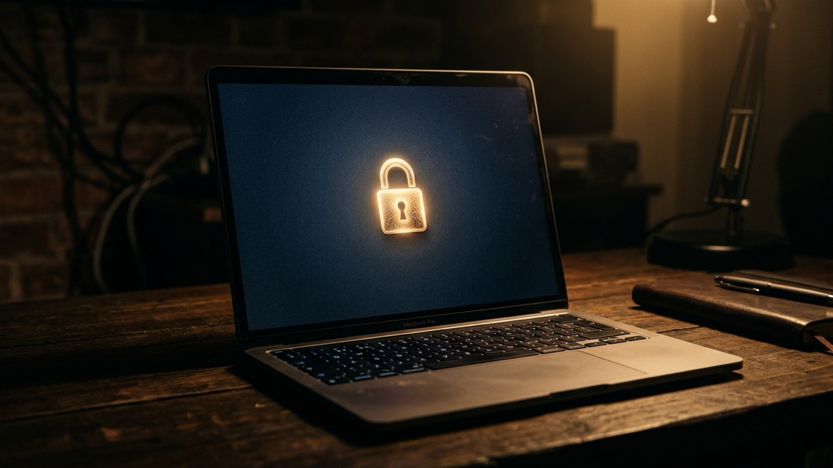 A laptop login screen prompting for a six-digit code from a phone authenticator app, illustrating two-factor authentication